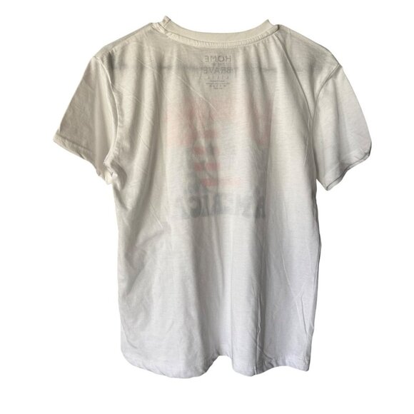 Home of the Brave Smiley America White Shirt - Picture 2 of 5